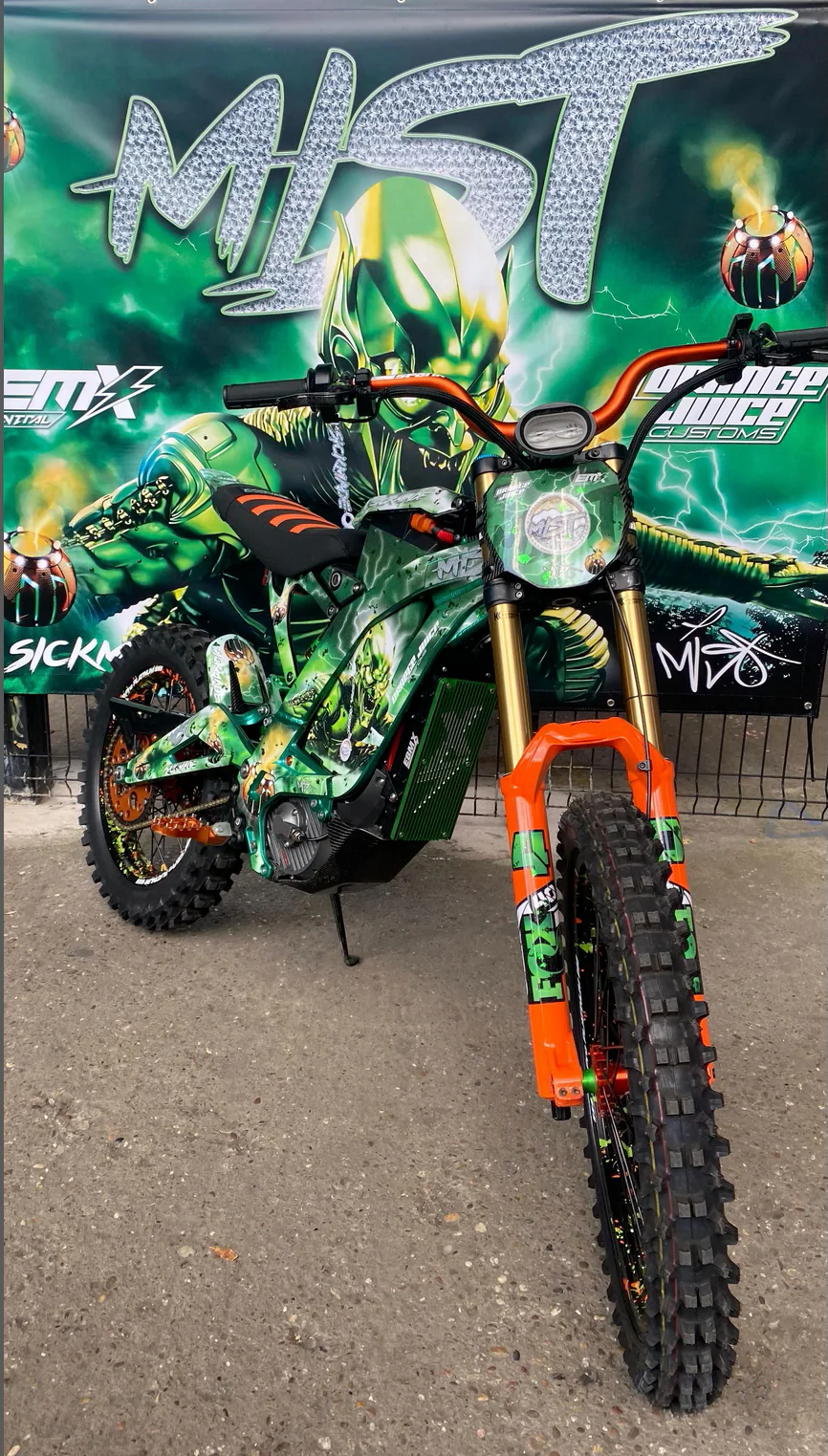 custom green goblin Light bee for MIST infant of custom green back ground