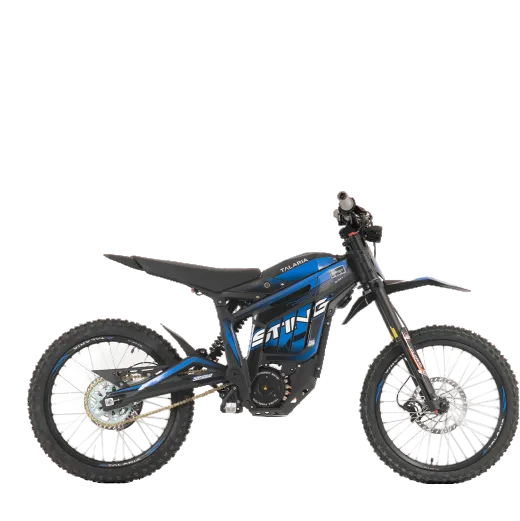 Electric bike with 'STING R' branding on a white background